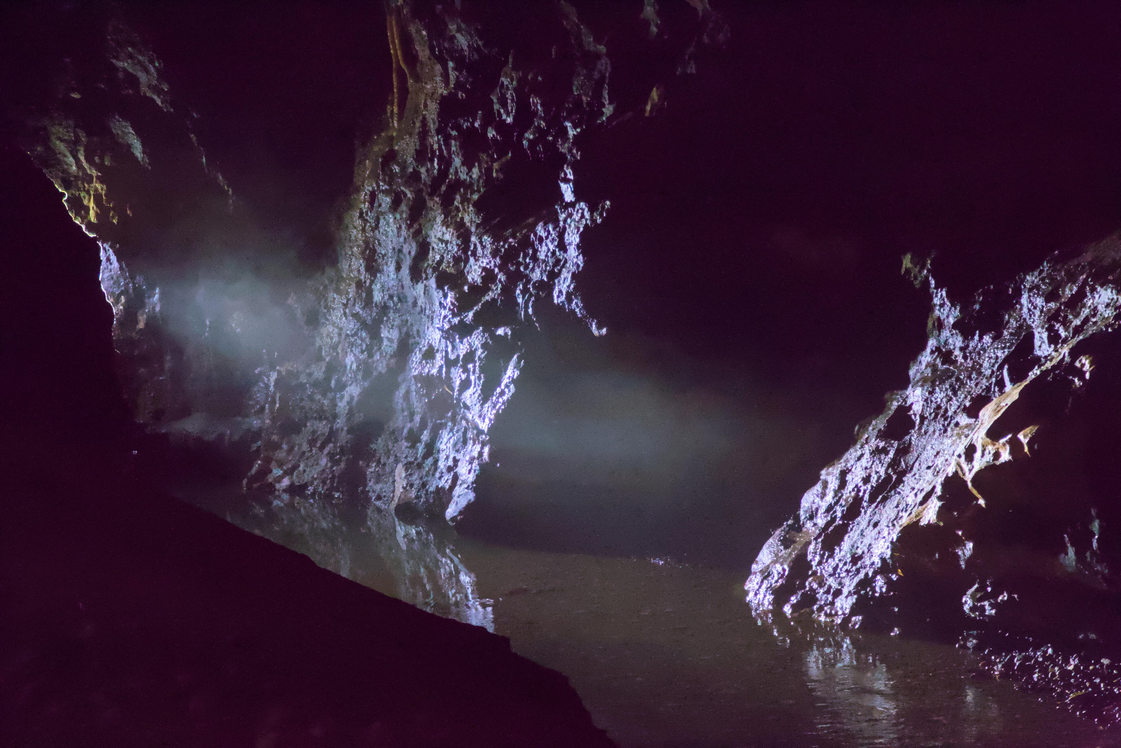 Rocks in a cave.